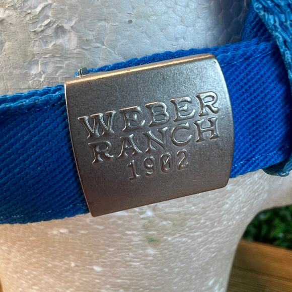 Weber Ranch Blue Agave Vodka Blue Mesh Snapback Hat Cap - Picture 7 of 8